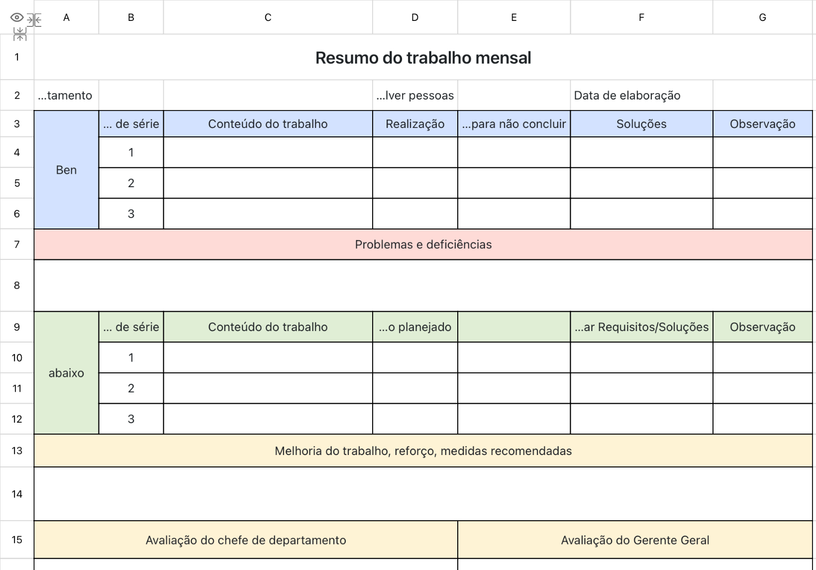 Resumo do trabalho mensal 1